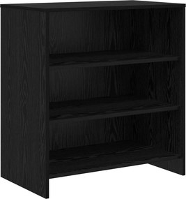 vidaXL Πλαϊνό γραφείο με συρτάρι 3 pcs Μαύρη Οξυά 70 x 41 x 75 εκ.