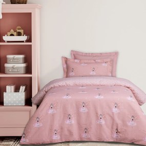 DAS KIDS ΣΕΤ ΣΕΝΤΟΝΙΑ ΜΟΝΑ 170Χ260 4973 PINK