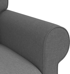 vidaXL Καναπές 2 pcs Σκούρο Γκρι