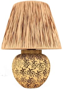 Φωτιστικό Επιτραπέζιο 687HMY2343 Φ25x35cm 1xE27 40W Beige Opviq