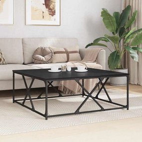 vidaXL Τραπεζάκι σαλονιού Μαύρη Οξυά 100 x 100 x 40 cm