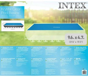 INTEX Κάλυμμα Πισίνας Ηλιακό Ορθογώνιο 975 x 488 εκ.