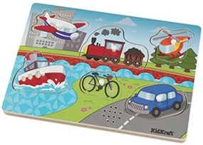 Βρεφικό puzzle Kidkraft Transportation