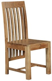 Chair Celine solid wood acacia walnut 45x45x100 εκ.