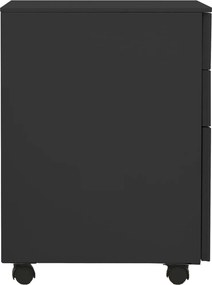 vidaXL Αρχειοθήκη Φορητή Ανθρακί 39 x 45 x 60 εκ. Ατσάλινη