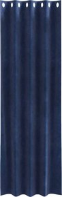 vidaXL Κουρτίνες 2 τμχ. Σκούρο Μπλε 140 x 245 cm Βελούδο