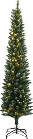 vidaXL Χριστουγεννιάτικο Δέντρο Τεχνητό Slim με 150 LED 120 εκ.