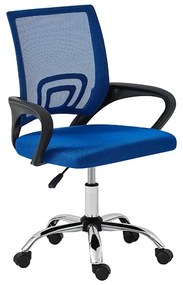 A1850 S ΧΡΩΜΙΟ/ΜΠΛΕ MESH ΠΟΛΥΘΡΟΝΑ ΓΡΑΦΕΙΟΥ 62Χ52Χ43-84/50-93εκ. ZITA PLUS 62Χ52Χ43-84/50-93εκ.