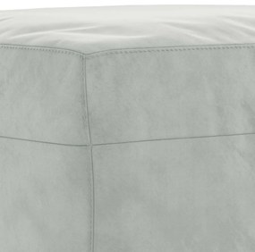 vidaXL Υποπόδιο Ανοιχτό Γκρι 60 x 50 x 41 εκ. Βελούδινο