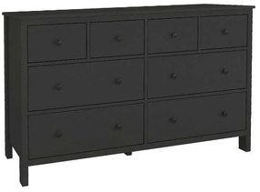 Συρταριέρα - Μπουφές Sabina Megapap χρώμα ανθρακί 160x50x96εκ.