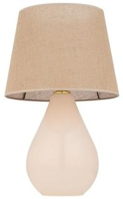 Επιτραπέζιο Φωτιστικό Ύφασμα LACRIMA H67 Φ40 TK Lighting-5436-Μπεζ 5436