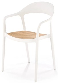 K530 chair white / brown