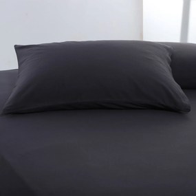 Ζεύγος Μαξιλαροθήκες (50x70) Silk Fashion Jersey D.Grey