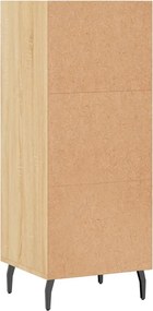 vidaXL Ντουλάπι Sonoma Δρυς 34,5x32,5x90 εκ. από Επεξεργασμένο Ξύλο