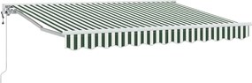 vidaXL Σκελετός Τέντας Πράσινο και Λευκό 300 x 200 cm
