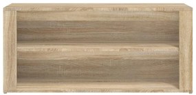 vidaXL Παπουτσοθήκη Sonoma Δρυς 100 x 35 x 45 εκ. Επεξεργασμένο Ξύλο