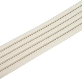 vidaXL Αυτοκόλλητη σφραγίδα παραθύρου Λευκό 9 x 8 mm 100 m EPDM αφρός