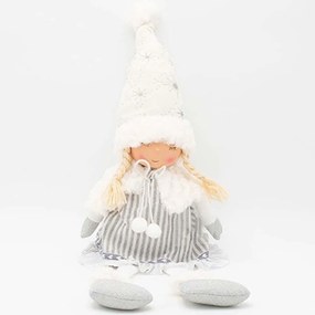 Χριστουγεννιάτικη Διακοσμητική Φιγούρα Κοριτσιού 600-46646 66cm Multi