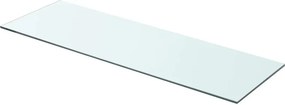 vidaXL Ράφι Πάνελ Διάφανο 80 x 25 εκ. Γυάλινο