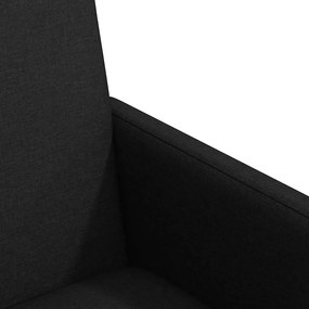 vidaXL Καρέκλες φαγητού με τροχούς 2 pcs Μαύρο 57 x 66 x 94 εκ ύφασμα