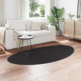 vidaXL Χαλί HUARTE Μαύρο 100 x 200 cm Πολυεστέρας