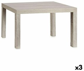 Βοηθητικό Τραπέζι Γκρι Ξύλο 50 x 45 x 79 cm (3 Μονάδες)