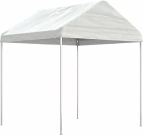 vidaXL Κιόσκι με Τέντα Λευκό 2,28 x 2,23 x 2,69 μ. από Πολυαιθυλένιο