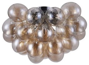 Φωτιστικό Οροφής Balbo MOD112CL-08 με γυαλί Maytoni-MOD112CL-08G-Κεχριμπάρι MOD112CL-08G