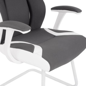 Πολυθρόνα συνεδρίου Zahara γκρι 63x64x107Υ εκ.