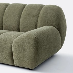 Γωνιακός καναπές αριστερός, ύφασμα jaguar, Nuria