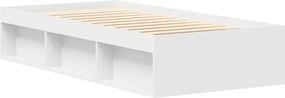 vidaXL Πλαίσιο Κρεβατιού Λευκό 90 x 200 εκ.