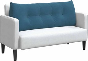 vidaXL Μαξιλάρι Πλάτης Μπλε 120 x 50 x 24 cm Βελούδο
