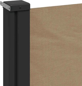 vidaXL Σκίαστρο Πλαϊνό Συρόμενο Taupe 220 x 500 εκ.