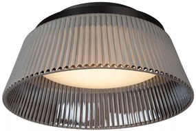 Φωτιστικό Οροφής Lucide 25115-35-65 VIXI Φυμέ (Smoke)|Μαύρο Ματ (Black Mat) 2900 K
