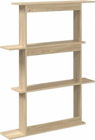 vidaXL Ράφι Τοίχου Sonoma Δρυς 100 x 20 x 126 εκ. Επεξεργασμένο Ξύλο