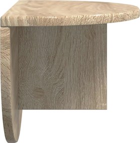 vidaXL Ράφι Τοίχου Επιτοίχιο 2 pcs Δρύς Sonoma 48 x 24 x 24 εκ