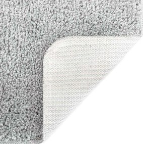 vidaXL Αντιολισθητικό μαξιλάρι μπάνιου Γκρι 70 x 120 cm PP