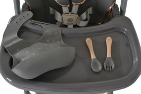 High chair with a gift Lindo grey