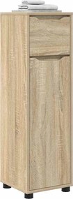 vidaXL Ντουλάπι Μπάνιου με συρτάρι Δρύς Sonoma 30,5 x 30 x 101 εκ