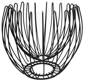 Φρουτιέρα Με Διπλό Τοίχωμα Mtt310 28.5cm Black Espiel Metal