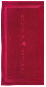 Πετσέτα Θαλάσσης (90x170) Greenwich Polo Club Beach 4066 Red
