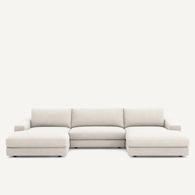 Καναπές 5 θέσεων από βελούδινο chenille, Skander