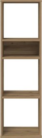 vidaXL Βιβλιοθήκη Artisan Δρυς 34x31x112 εκ. Επεξεργασμένο Ξύλο