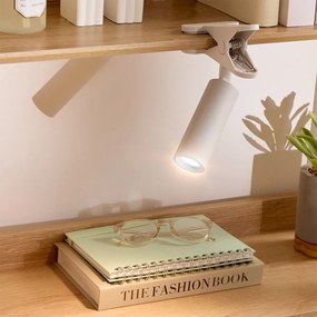 Σποτ Με Κλιπ Επαναφορτιζόμενο LED Dimmable F-V White 214558