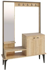 Έπιπλο Εισόδου Andy 393MRD1113 114x35x170cm Oak Particle Board, Melamine