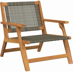 vidaXL Εξωτερικά Έπιπλα 2 pcs Γκρι 67 x 78 x 73 εκ.