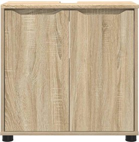 VidaXL Ντουλάπα νιπτήρα μπάνιου Δρύς Sonoma 60 x 30 x 60 cm