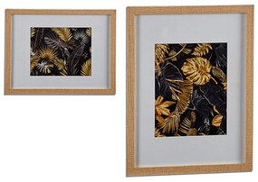 Πίνακας Gift Decor Λευκό Καφέ Ξύλο τσιπ - ματ 33 x 3 x 43 cm 43 x 32,5 x 3 cm