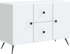 vidaXL Πλαϊνό γραφείο Λευκό 89 x 34,5 x 60 εκ. Επεξεργασμένο Ξύλο