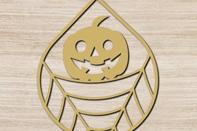 Σετ των 3 Intra απο ξύλο plywood Χρώμα wenge 3mm-4mm πάχος - με λέιζερ αποκριάτικα σκουλαρίκια 29 Δίασταση 3x3 cm INTRAFABR-36870783